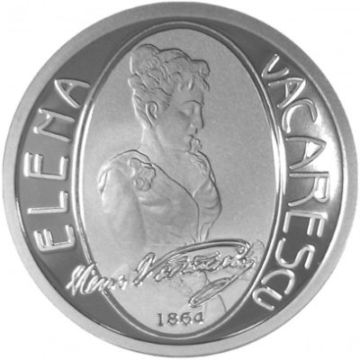 BNR a lansat o monedă din argint dedicată Elenei Văcărescu